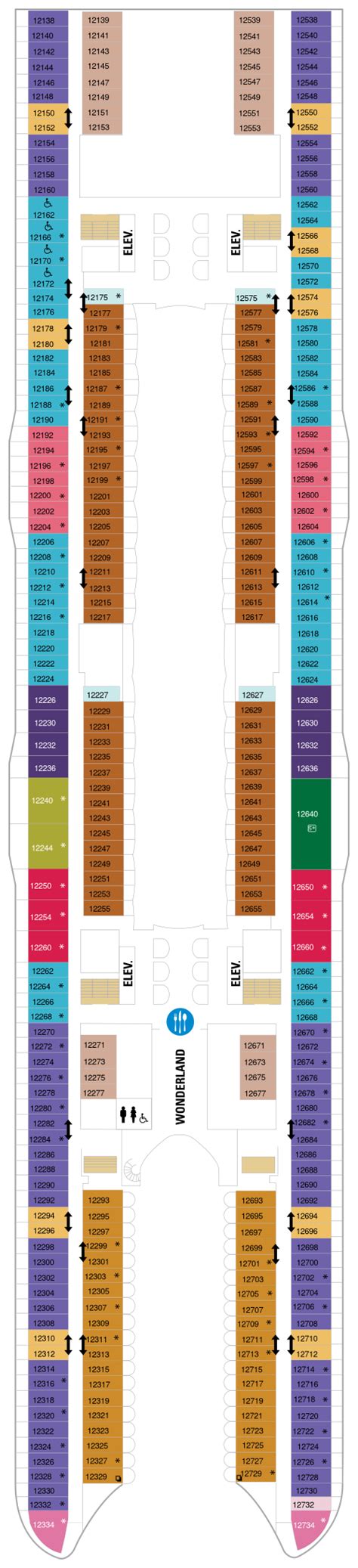 Symphony of the Seas Deck Plans | CruiseInd