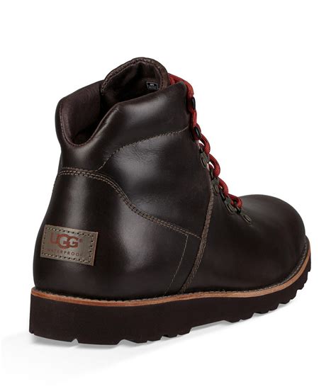 UGG Leather Men's Hafstein Waterproof Boots in Slate (Black) for Men - Lyst