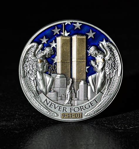 9/11 20th Anniversary Challenge Coin - Midnight Platoon