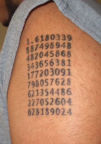 Tatuaje de numeros ~ Fotos de Tatuajes