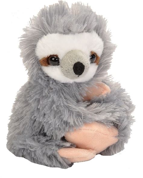 Wild Republic 19563 Huggers Soft Toy Slap Bracelet, Gifts for Kids, Sloth Plush Toy 20 cm – TopToy