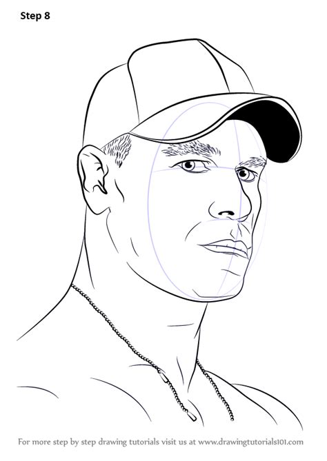 Step by Step How to Draw John Cena : DrawingTutorials101.com in 2021 ...