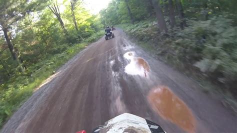 Black River Falls Wisconsin , ATV trails July 2018 Honda 400ex - YouTube