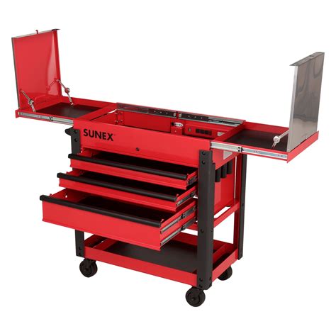 Sunex® 8035XT - 3 Drawer Slide Top Utility Cart - TOOLSiD.com