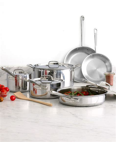 Martha Stewart Collection Professional Series Tri Ply Cookware, 10 Piece Set - Cookware Sets ...