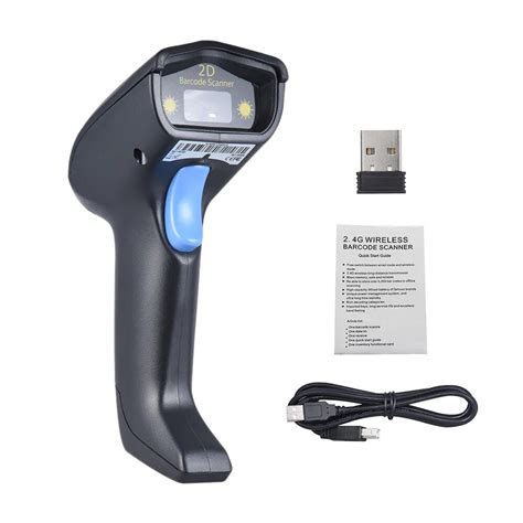 1D 2D QR PDF417 Data Matrix Barcode Scanner CCD Bar Code Reader 2.4G Screen scanning -in ...