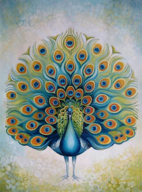 Peacock Painting | Peacock wall art, Peacock painting, Peacock art