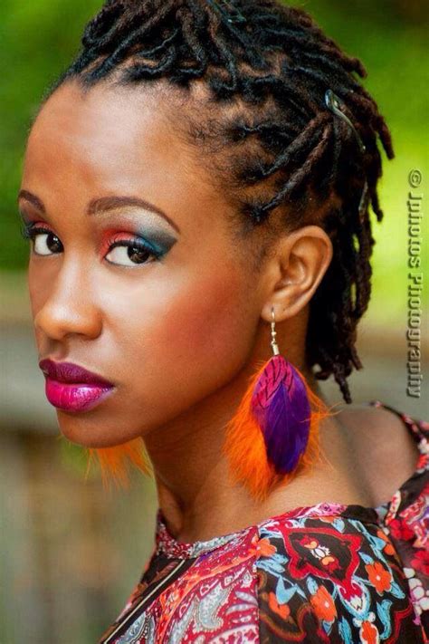 Locs hairstyles, Short locs hairstyles, Natural hair styles