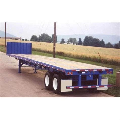 Mild Steel Flat Bed Trailer, Length: 20-40 feet at Rs 850000/piece in Jaipur | ID: 18028514612