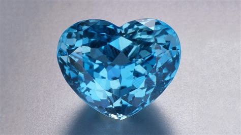 Aquamarine, heart-shape, from Brazil, 32.10 cts - jewelinfo4u