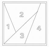 Foundation paper piecing Tutorial sketch template