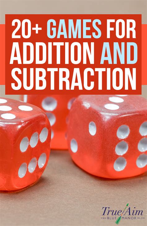 Math Games: 20+ Addition and Subtraction Games for Elementary