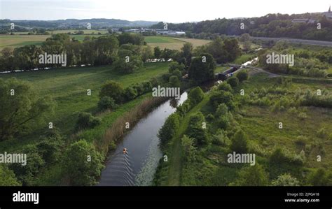 An aerial view of Dordogne Valley Stock Photo - Alamy