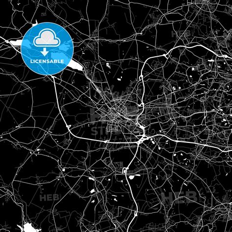 Area map of Gliwice, Poland - HEBSTREITS