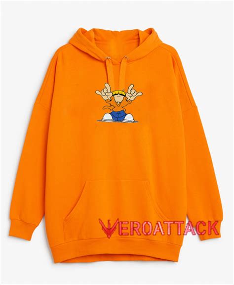 Kids Next Door Numbuh 4 Orange Color Hoodie