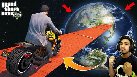 GTA 5 : TECHNO GAMERZ NEW BIKE Vs MEGA STUNTS FROM SPACE | GTA V ...