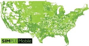 Simple Mobile Coverage Map Reviews