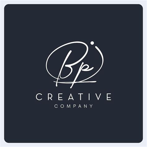 Premium Vector | Signature bp logo design, signature letter creative logo for business, company ...