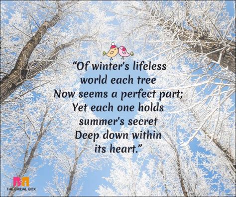 Winter Love Quotes: 15 Quotes That Best Express A Lover's Heart