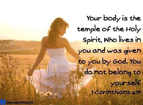 "Godly Lady" : "Ladies, Your body is the temple of the Holy Spirit"