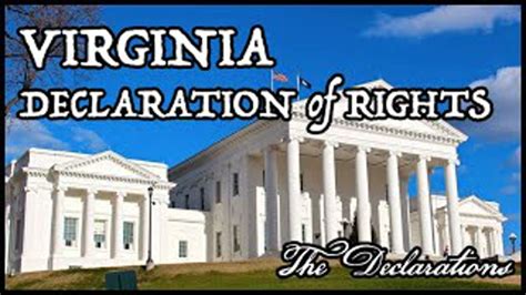 Virginia Declaration of Rights, 1776 | The Declarations - GoyimTV