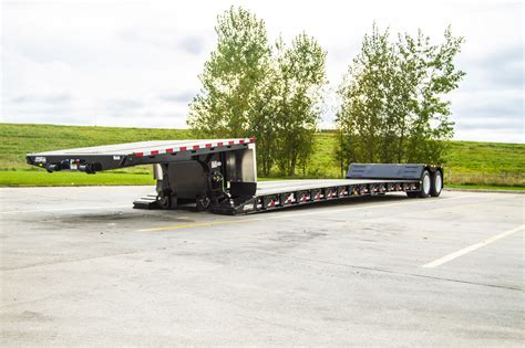 40 tons Lowboy Trailer Rental - Custom Truck One Source