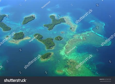 Aerial View Mangrove Islands Shallow Coral Stock Photo 327607235 ...