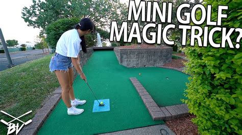 MINI GOLF MAGIC TRICK AT ONE OF THE WORST MINI GOLF COURSES WE'VE ...