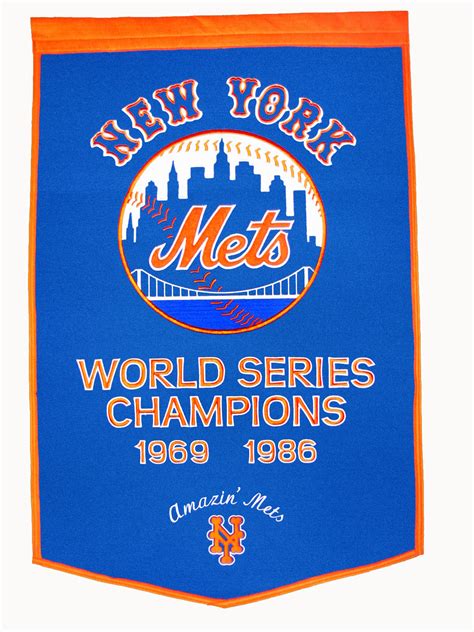 GPS Sports Gallery | New York Mets World Series Banner 24×36