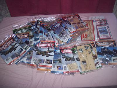 Hachette THE LANCASTER BOMBER Build Highly Detailed Model ISSUES 1 - 47 ...