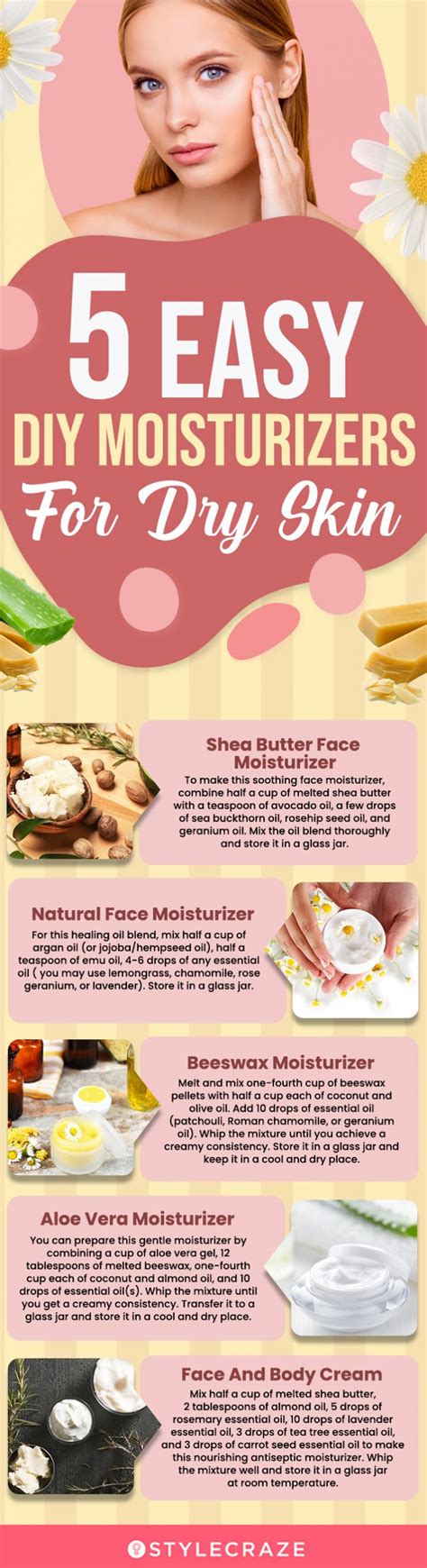 10 Simple And Effective Homemade Moisturizers For Dry Skin