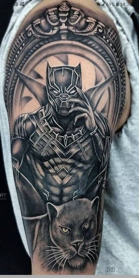 190+ Superhero Black Panther Tattoos Designs (2023) - TattoosBoyGirl ...