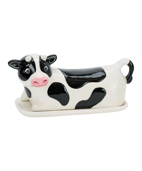 Zulily | Butter dish, Cow kitchen decor, Cow kitchen