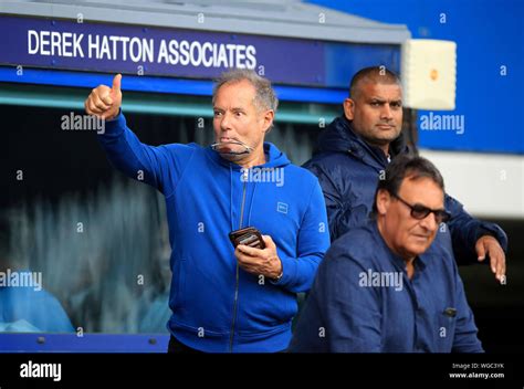 Derek Hatton during the Premier League match at Goodison Park ...