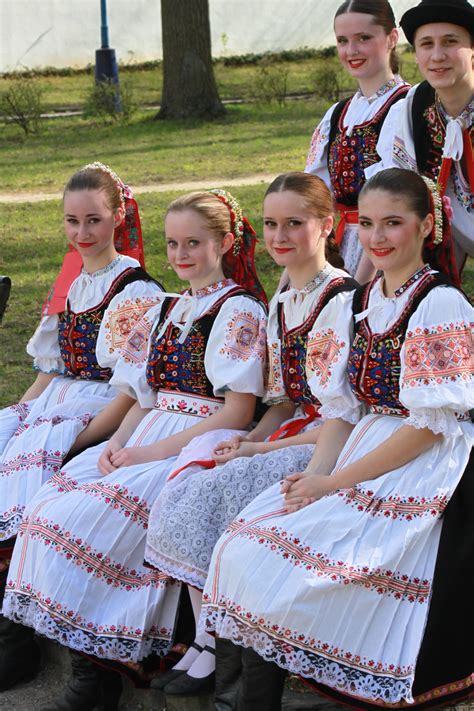 Slovak costume, Area of town Dubnica nad Váhom, Považie region, Western ...