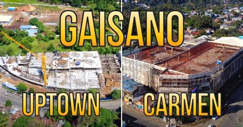 Gaisano Mall Uptown and Carmen in CDO as of January 2022