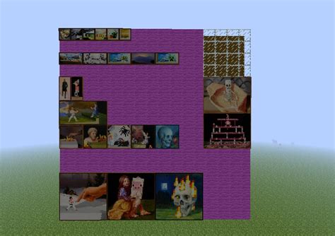 Paintings Template Minecraft Map