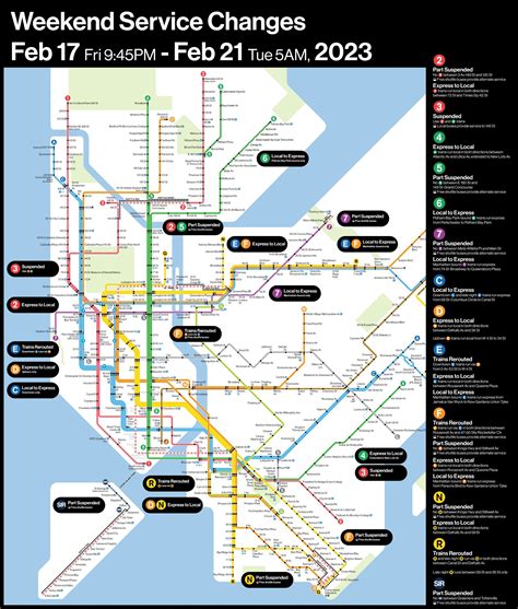 MTA on Twitter: "Here's a handy service guide to help you plan your 3 ...