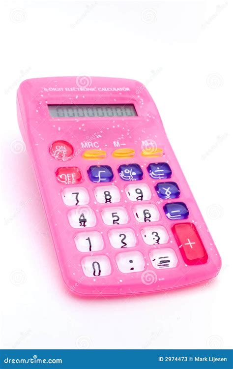 Pink Calculator Stock Photos - Image: 2974473