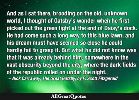 Great Gatsby Green Light Quotes - AllGreatQuotes