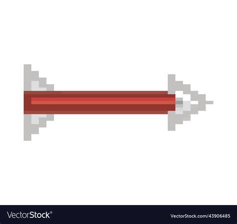 Arrow pixel art Royalty Free Vector Image - VectorStock