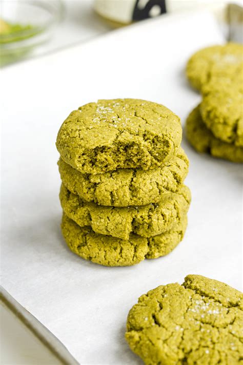 Matcha Cookies (Vegan) - Okonomi Kitchen