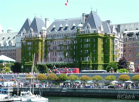 Empress Hotel Overlooks Victoria Harbour | Canadiana Connection