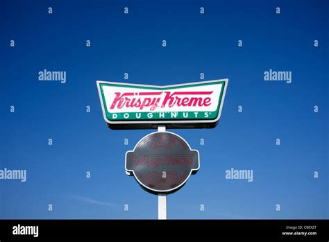 Krispy Kreme Doughnut neon sign Stock Photo - Alamy