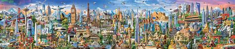 Around the World, 42000 Pieces, Educa | Puzzle Warehouse