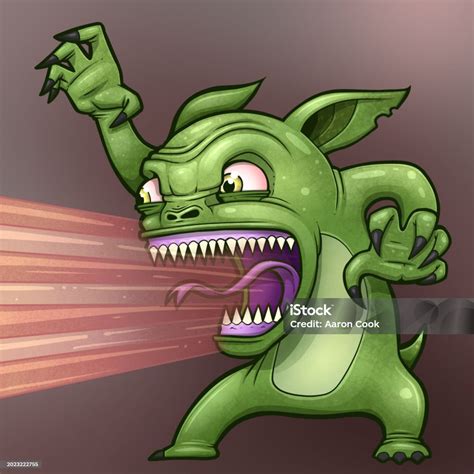 Screaming Gremlin Stock Illustration - Download Image Now - Animal ...