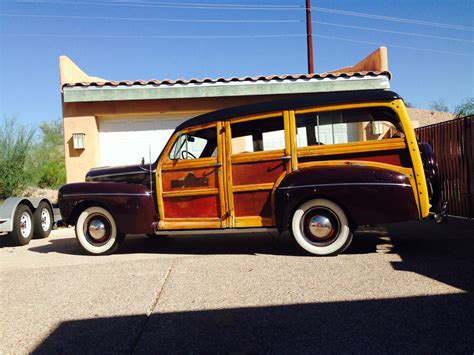 1946 Ford Super Deluxe Woodie Woody Wagon Surf SCTA No Reserve NR ...