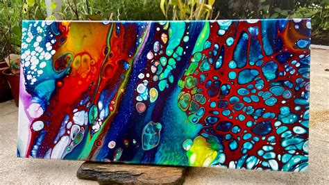 Unbelievable Acrylic Pour Painting With Cells! - YouTube