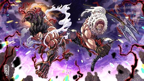 Monkey D. Luffy Charlotte Katakuri HD One Piece Wallpapers | HD ...