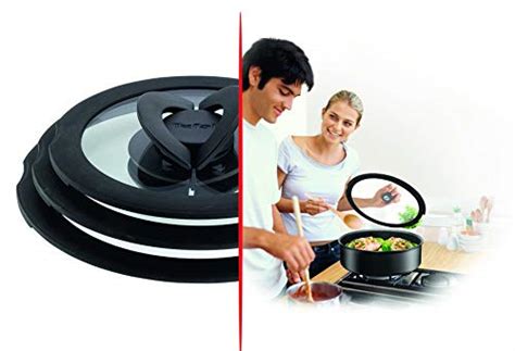 Tefal Ingenio L9931012 3 Piece glass lids, 16-cm, 18-cm, 20-cm - Buy ...